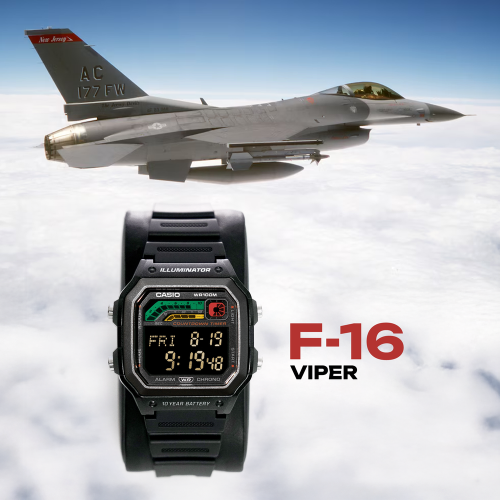 Viper” Casio Watch WS1600 — Nocturnal Time